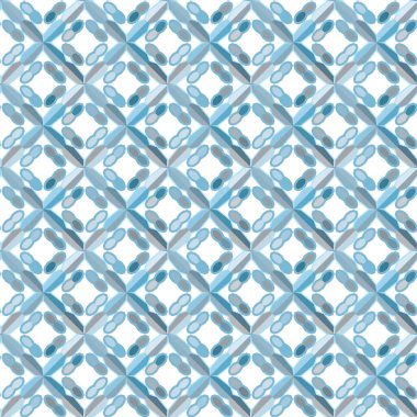 soyut geometrik dikişsiz desen, vektör illüstrasyonu