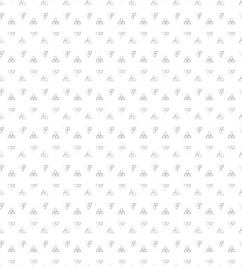 soyut geometrik dikişsiz desen, vektör illüstrasyonu