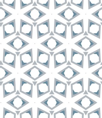 Geometrik soyut dikişsiz desen, vektör illüstrasyonu