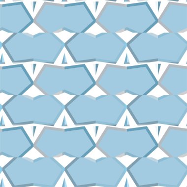 Geometrik soyut dikişsiz desen, vektör illüstrasyonu