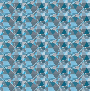 Geometrik soyut dikişsiz desen, vektör illüstrasyonu