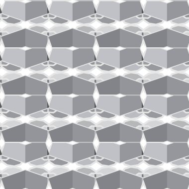 Geometrik soyut dikişsiz desen, vektör illüstrasyonu
