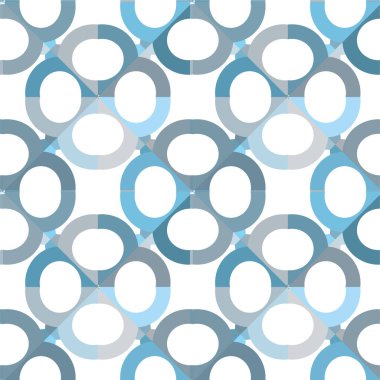 Geometrik soyut dikişsiz desen, vektör illüstrasyonu