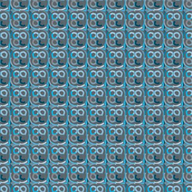 Geometrik soyut dikişsiz desen, vektör illüstrasyonu