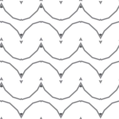 Geometrik soyut dikişsiz desen, vektör illüstrasyonu