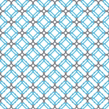 Geometrik soyut dikişsiz desen, vektör illüstrasyonu