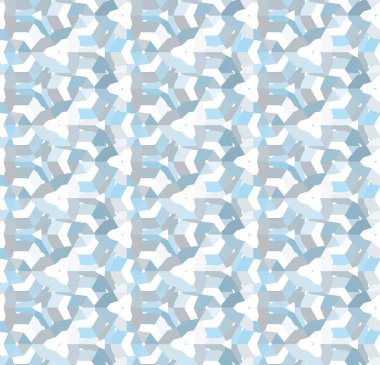 Geometrik soyut dikişsiz desen, vektör illüstrasyonu