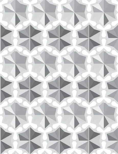 Geometrisch Wiederkehrende Ornamentale Vektormuster Nahtlose Design Textur — Stockvektor