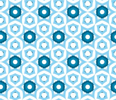 Geometrik soyut dikişsiz desen, vektör illüstrasyonu