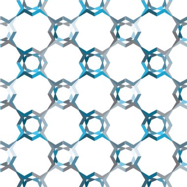 soyut geometrik dikişsiz desen, vektör illüstrasyonu