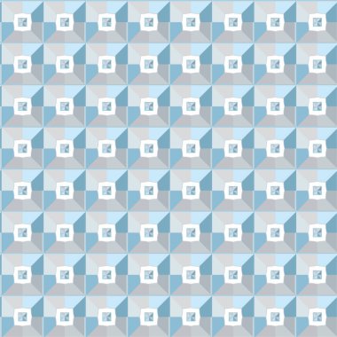 Geometrik soyut dikişsiz desen, vektör illüstrasyonu