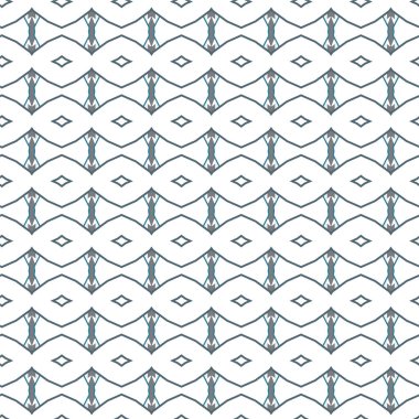 Geometrik soyut dikişsiz desen, vektör illüstrasyonu