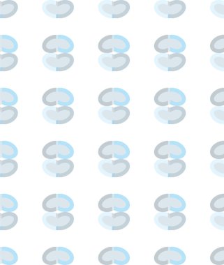 Geometrik soyut dikişsiz desen, vektör illüstrasyonu