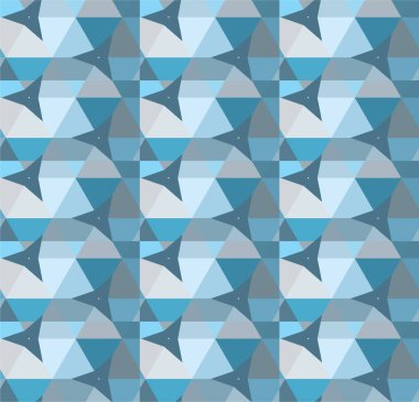 Geometrik şekilli kusursuz desen vektör çizimi