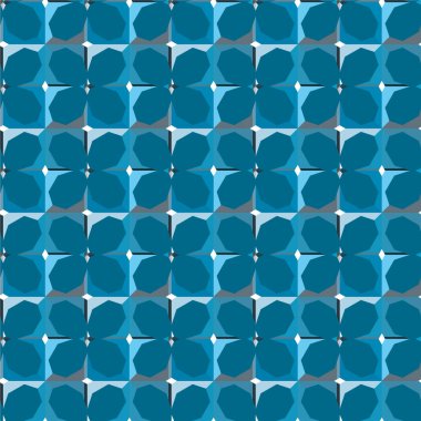 Geometrik soyut dikişsiz desen, vektör illüstrasyonu