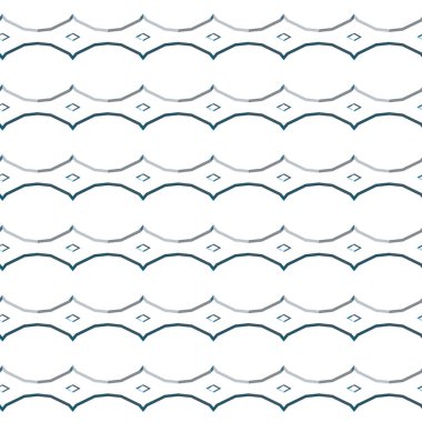 Geometrik soyut dikişsiz desen, vektör illüstrasyonu