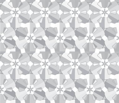Geometrik soyut dikişsiz desen, vektör illüstrasyonu