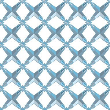 Geometrik soyut dikişsiz desen, vektör illüstrasyonu