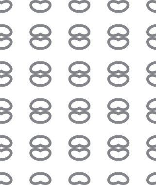 Geometrik soyut dikişsiz desen, vektör illüstrasyonu