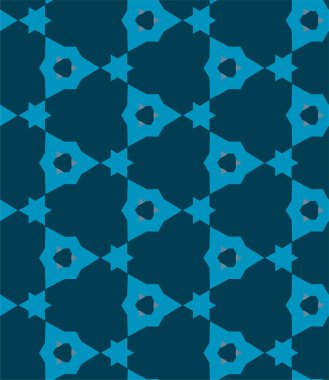 Geometrik soyut dikişsiz desen, vektör illüstrasyonu