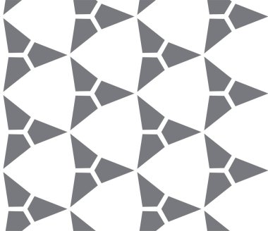 Geometrik soyut dikişsiz desen, vektör illüstrasyonu