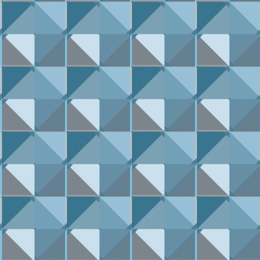 Geometrik soyut dikişsiz desen, vektör illüstrasyonu