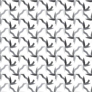 Geometrik soyut dikişsiz desen, vektör illüstrasyonu