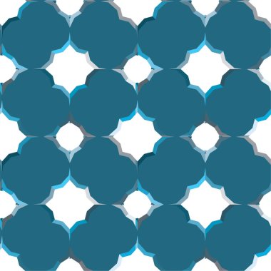 Geometrik soyut dikişsiz desen, vektör illüstrasyonu