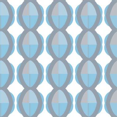 Geometrik soyut dikişsiz desen, vektör illüstrasyonu