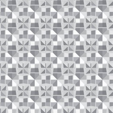 Geometrik soyut dikişsiz desen, vektör illüstrasyonu