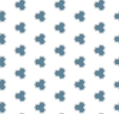 Geometrik şekilli kusursuz desen vektör çizimi  