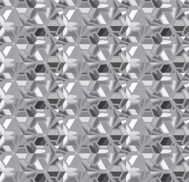 Geometrik soyut dikişsiz desen, vektör illüstrasyonu