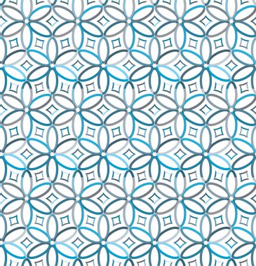 Geometrik şekilli kusursuz desen vektör çizimi