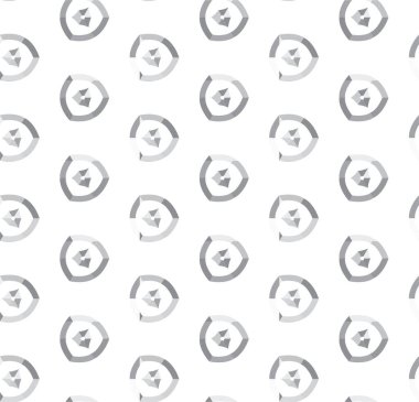 Geometrik soyut dikişsiz desen, vektör illüstrasyonu