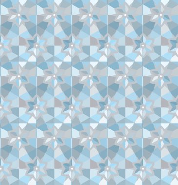 Geometrik soyut dikişsiz desen, vektör illüstrasyonu