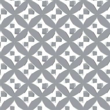 Geometrik soyut dikişsiz desen, vektör illüstrasyonu