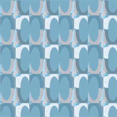 Geometrik soyut dikişsiz desen, vektör illüstrasyonu