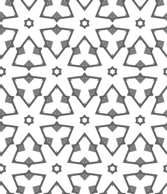 Geometrik soyut dikişsiz desen, vektör illüstrasyonu