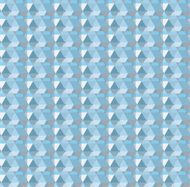 Geometrik süslemeli vektör deseni. Kusursuz tasarım dokusu 