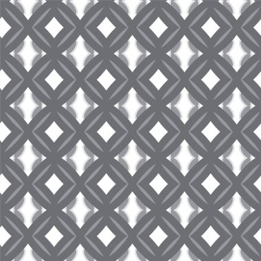 Geometrik soyut dikişsiz desen, vektör illüstrasyonu