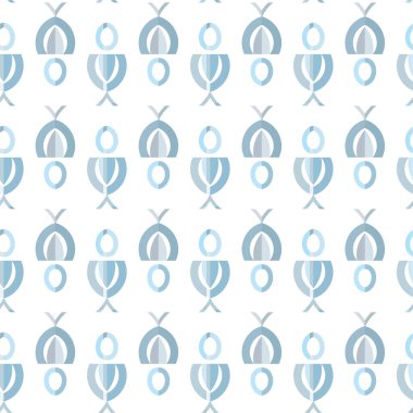 Geometrik şekilli kusursuz desen vektör çizimi  