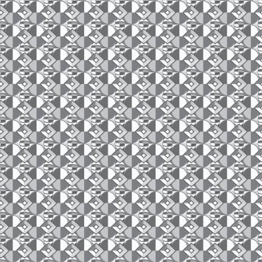 Geometrik soyut dikişsiz desen, vektör illüstrasyonu