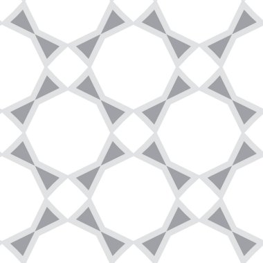 Geometrik soyut dikişsiz desen, vektör illüstrasyonu