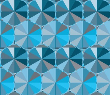 Geometrik soyut dikişsiz desen, vektör illüstrasyonu