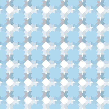 Geometrik şekilli kusursuz desen vektör çizimi