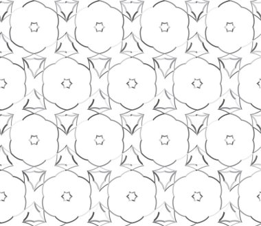 Geometrik soyut dikişsiz desen, vektör illüstrasyonu