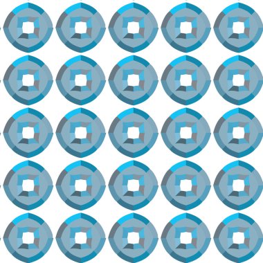 Geometrik soyut dikişsiz desen, vektör illüstrasyonu