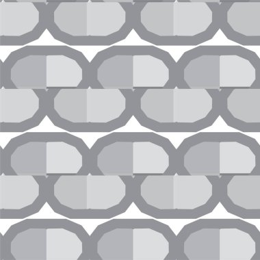 Geometrik soyut dikişsiz desen, vektör illüstrasyonu