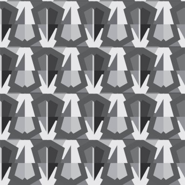 soyut geometrik dikişsiz desen, vektör illüstrasyonu