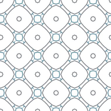 Geometrik soyut dikişsiz desen, vektör illüstrasyonu